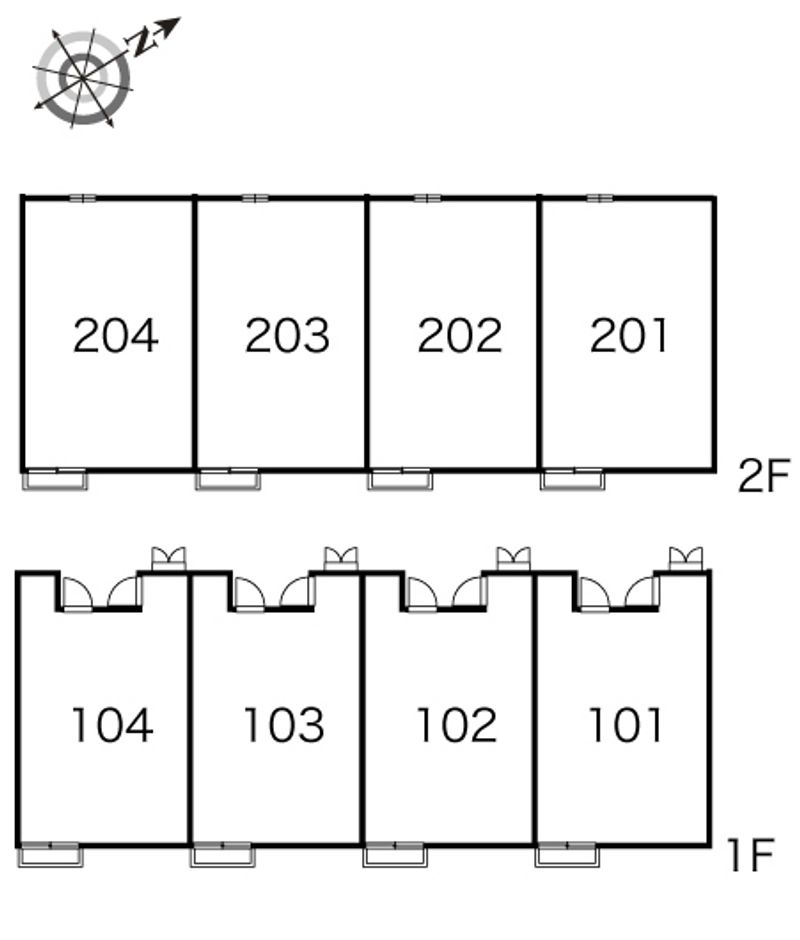 レオパレスリキ 間取り配置図