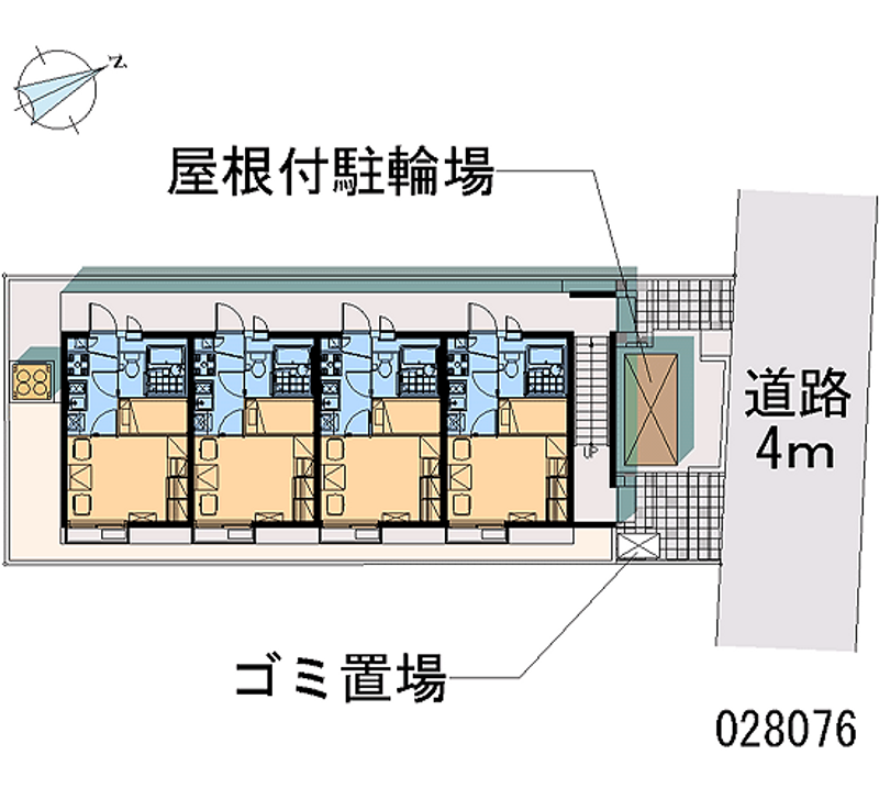 レオパレスＭ＆Ｍ 区画図