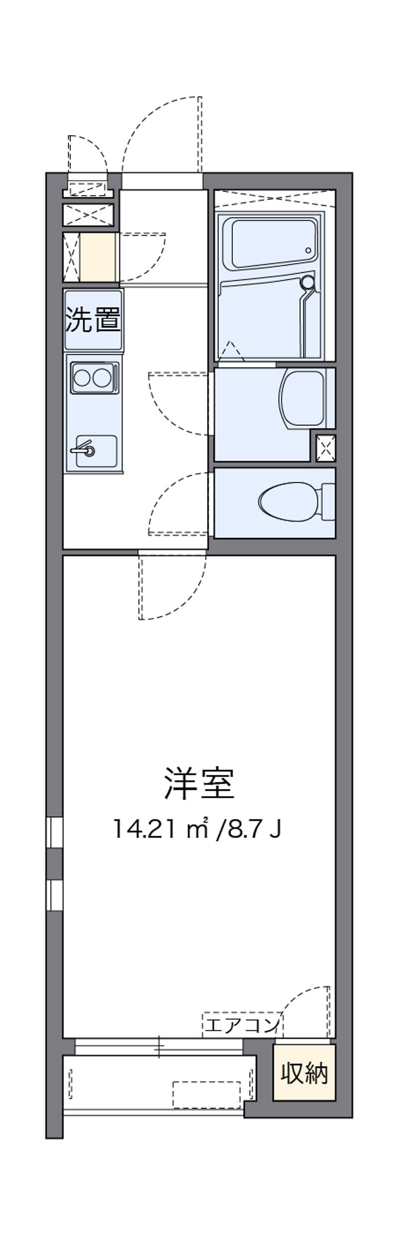クレイノファミーユ東大宮 間取図