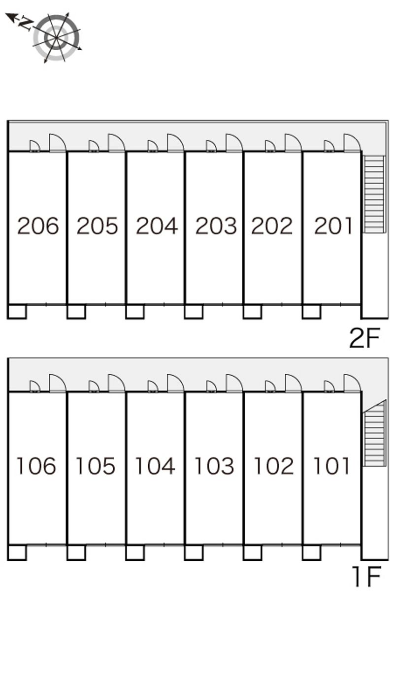 レオパレスオータム 間取り配置図