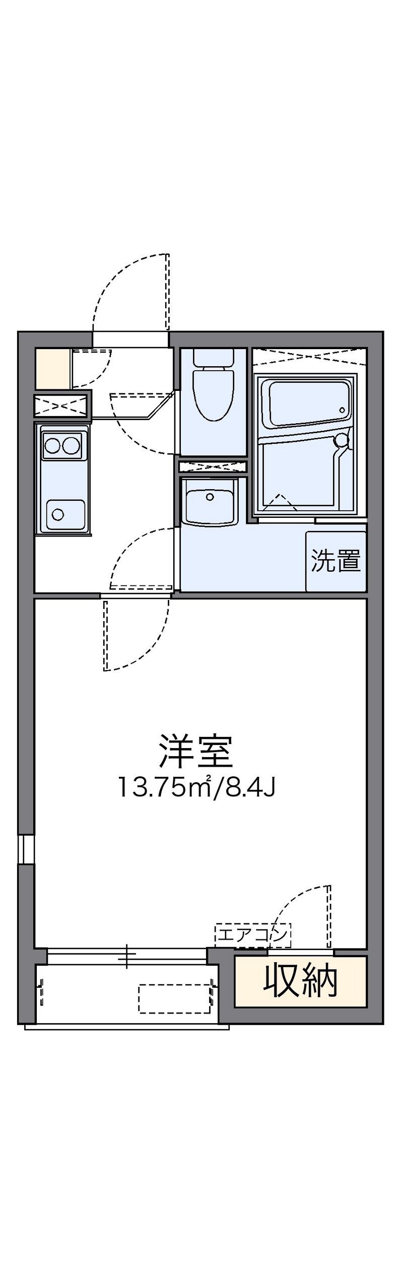 レオネクストマ　メゾン　豆田 間取図