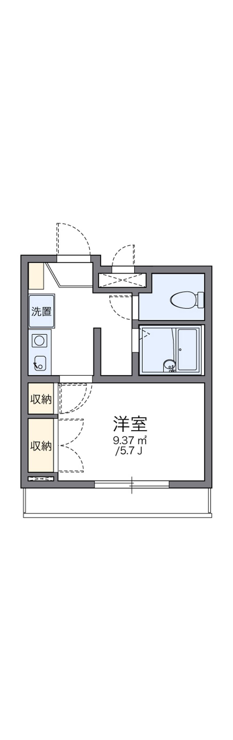 レオパレス新宿Ａ館 間取り