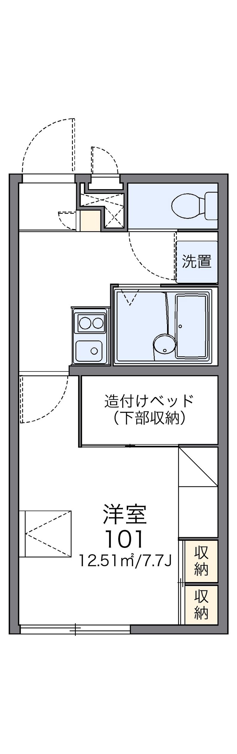レオパレスラ　エスペランサ 間取図