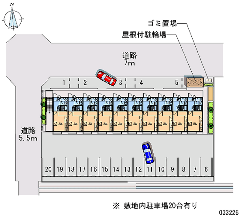 レオパレスＫ　Ｉ塩町 月極駐車場