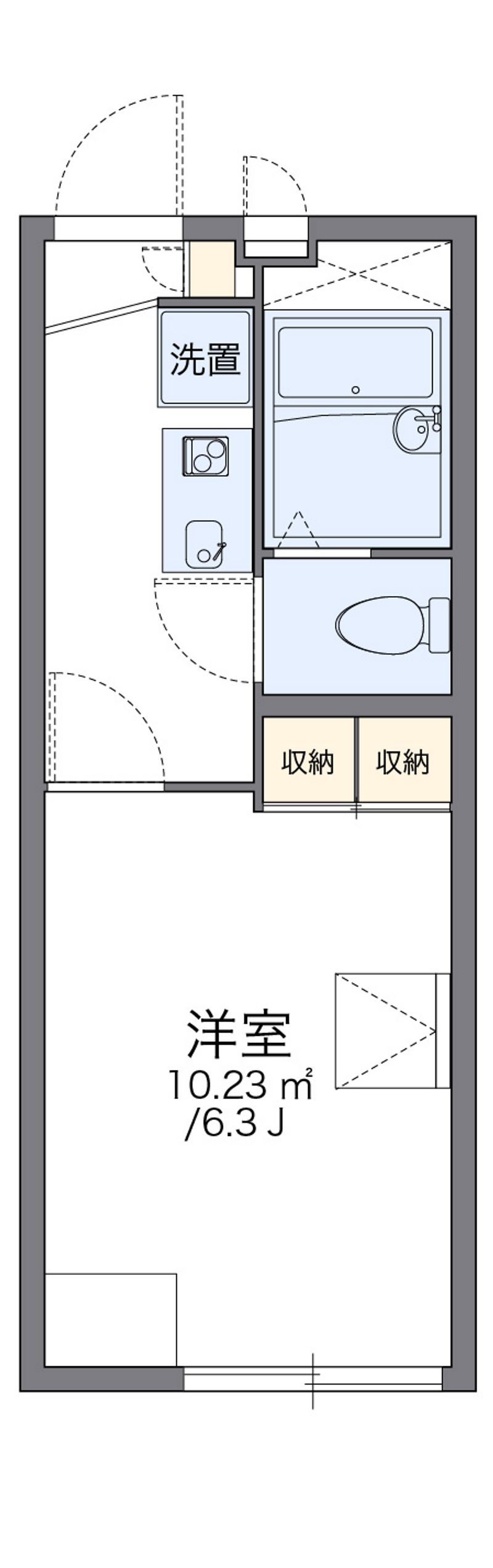 leopalace Tsumashina Floor plan
