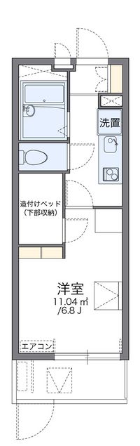 レオパレスいもじまち 間取り図