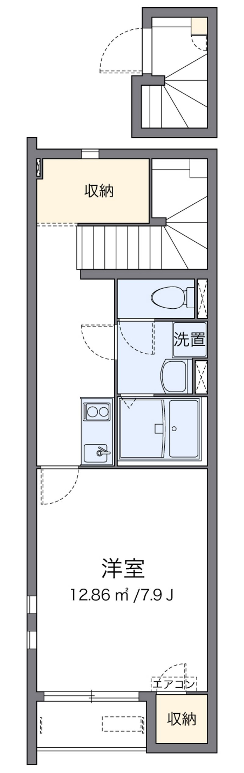 クレイノＤＯＭＡＮＩ　Ⅱ 間取図