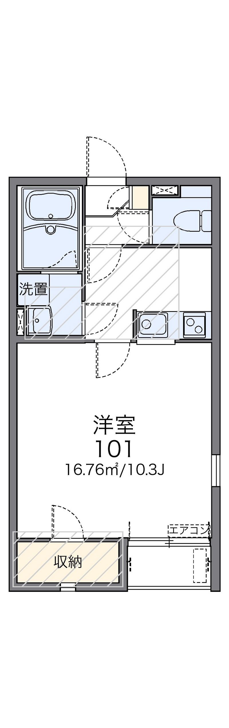 レオネクストリバティー 間取図