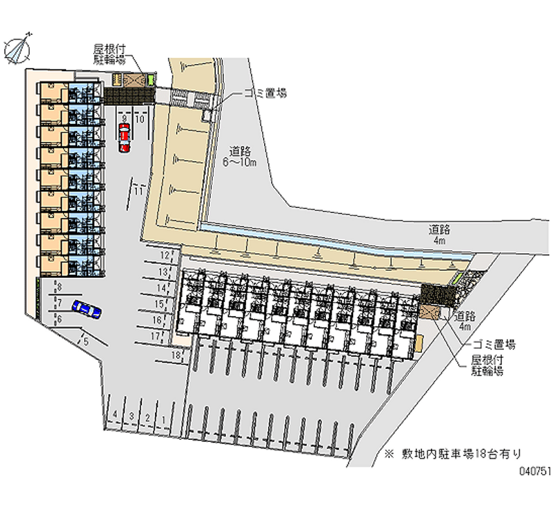 40751 Monthly parking lot