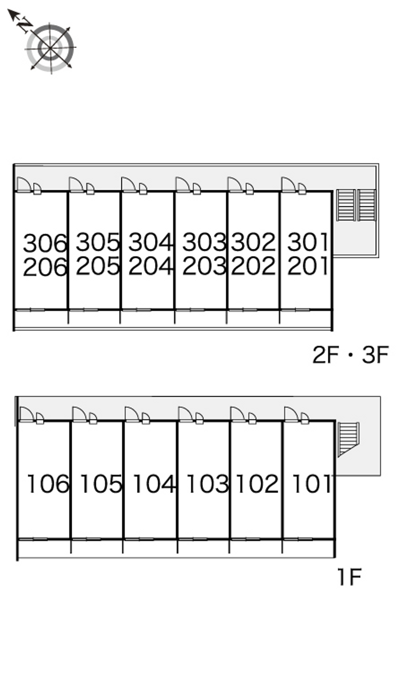leopalace Nadeshiko 평면 배치도