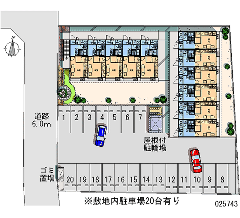 レオパレス入江 月極駐車場