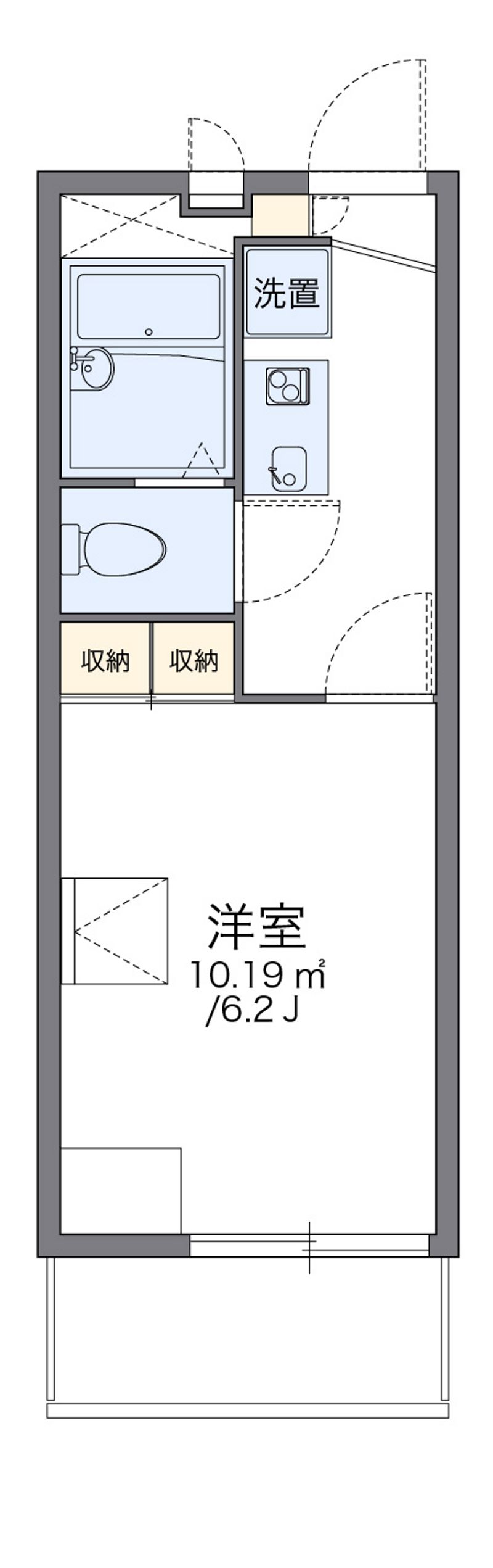 レオパレスＳＵＮＲＩＳＥ 間取図