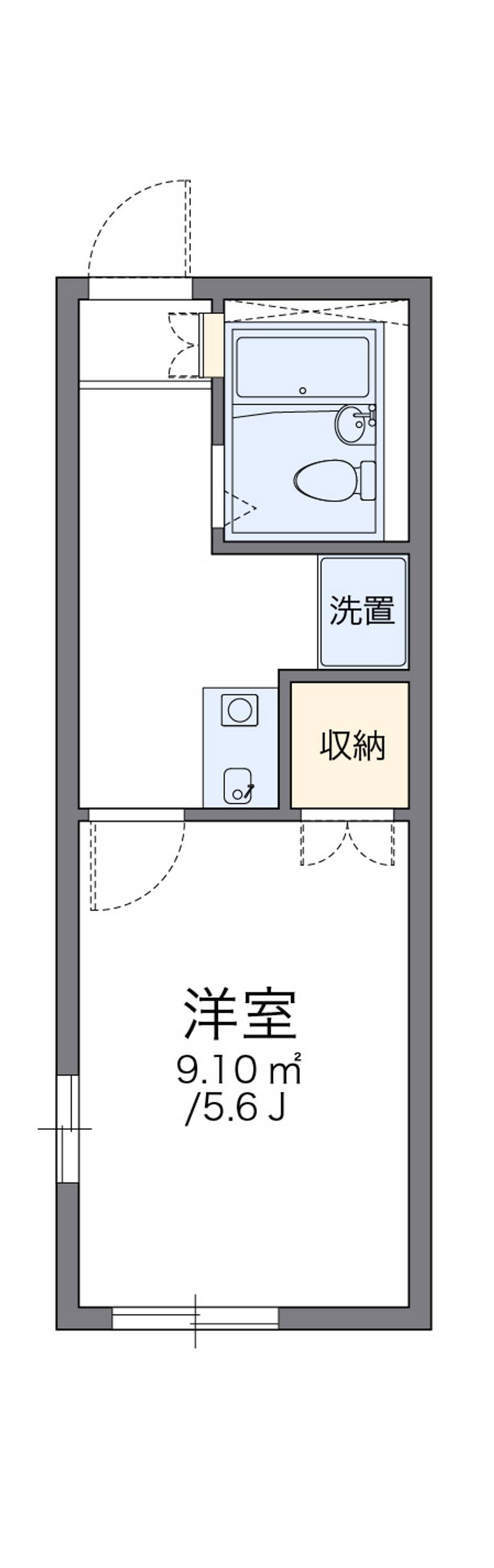 レオパレスノースアベニュー 間取図