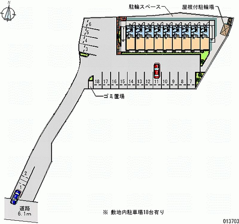 13703月租停車場