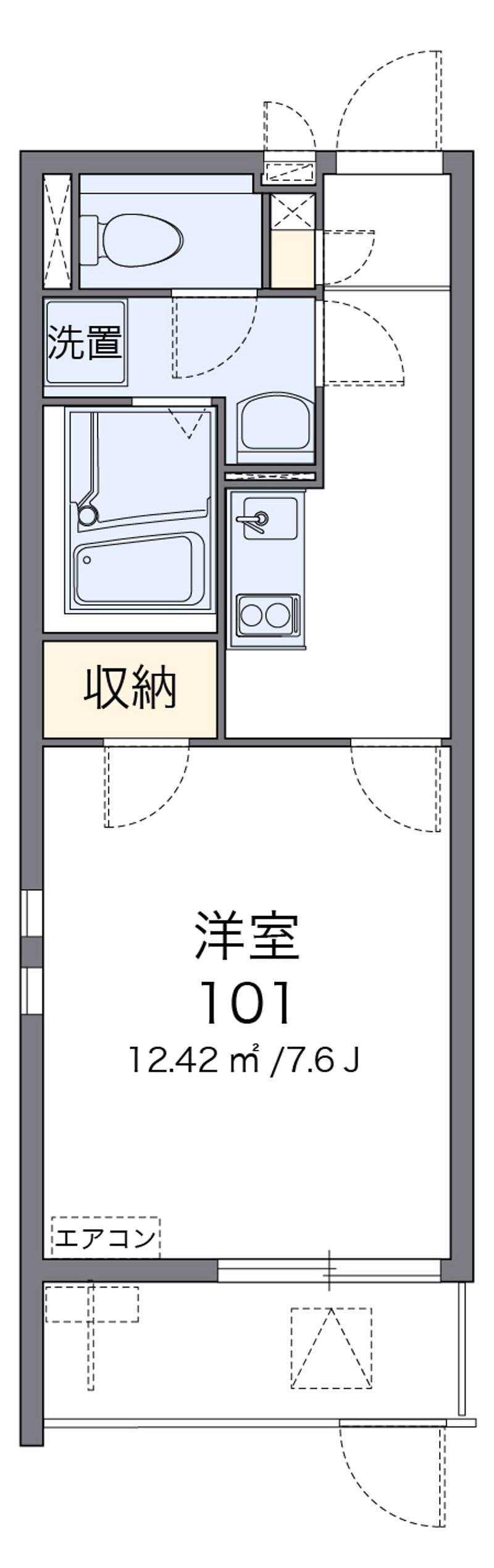クレイノ縁 間取図