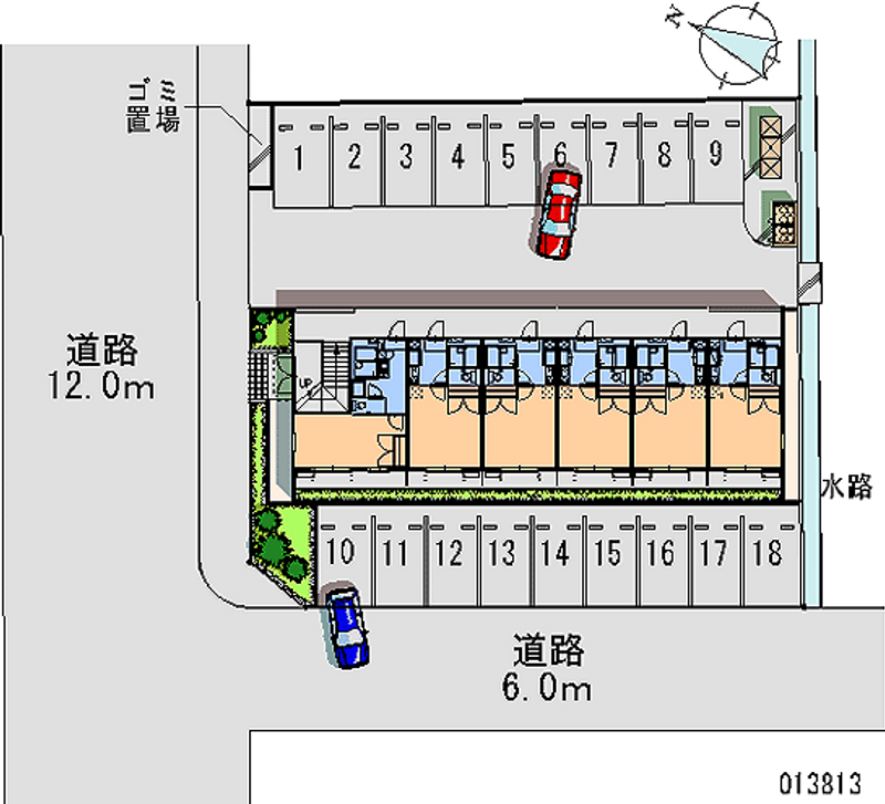 13813 bãi đậu xe hàng tháng