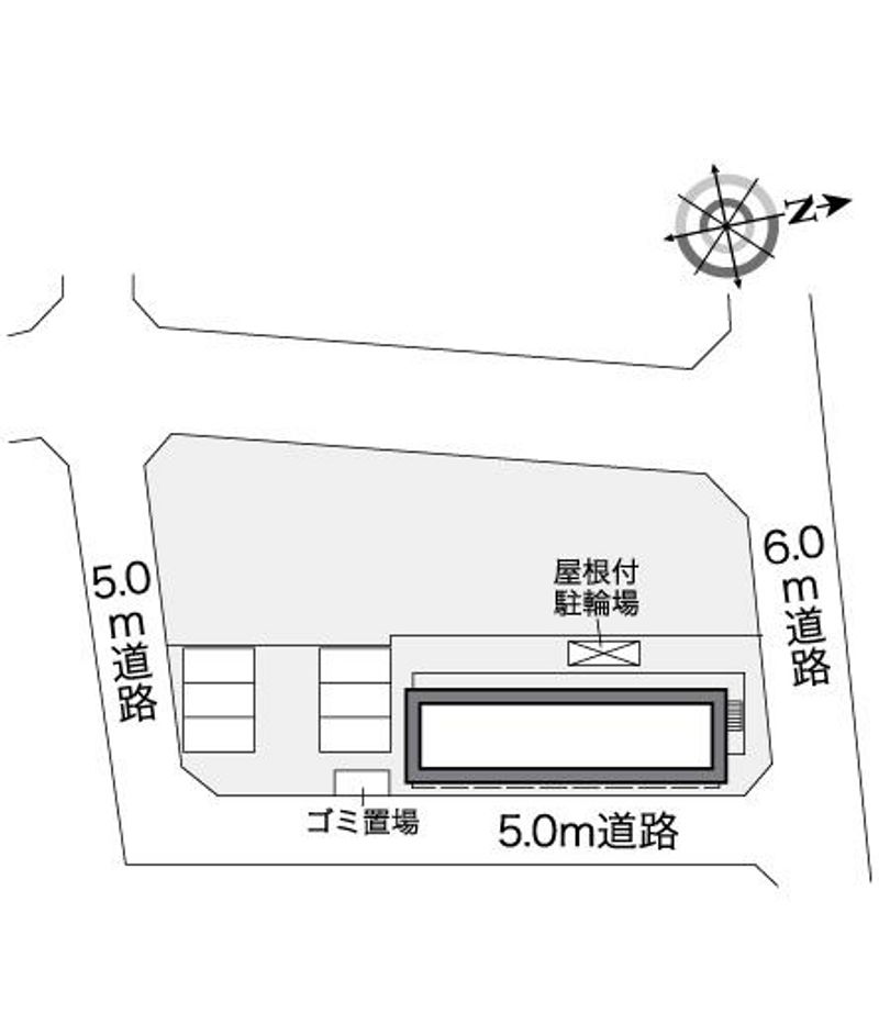 レオパレスさくらんぼ 配置図