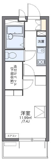 レオパレスレインボーステイツ 間取り図