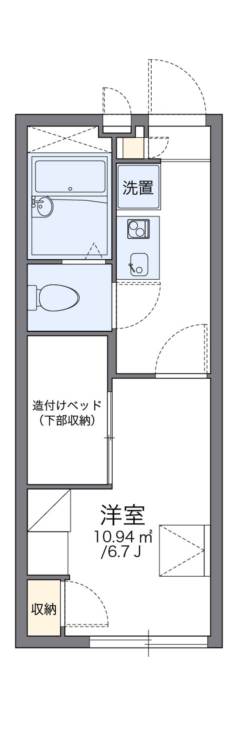 leopalace Sumiyoshi Minamimachi Floor plan