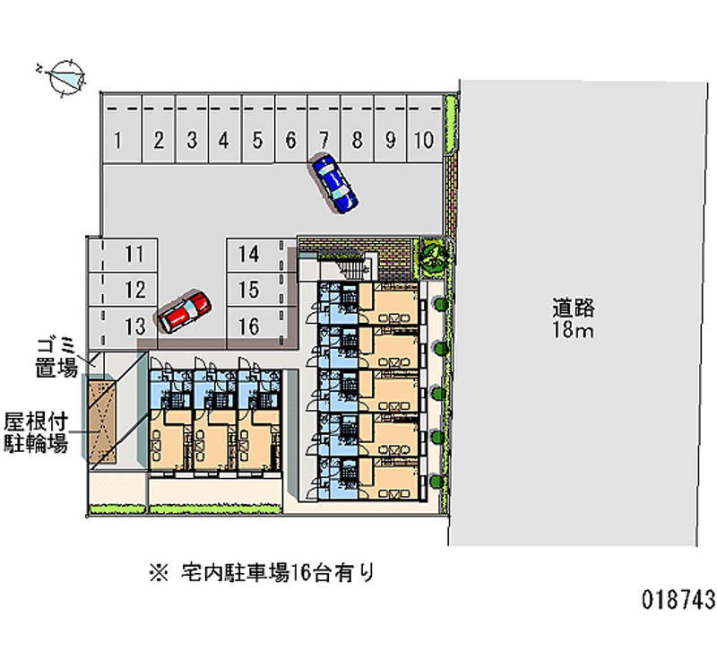 18743月租停车场