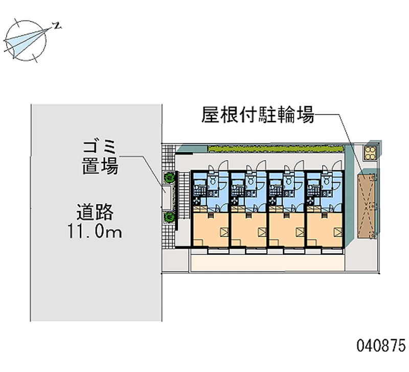 レオパレスセルーナ富士見 区画図