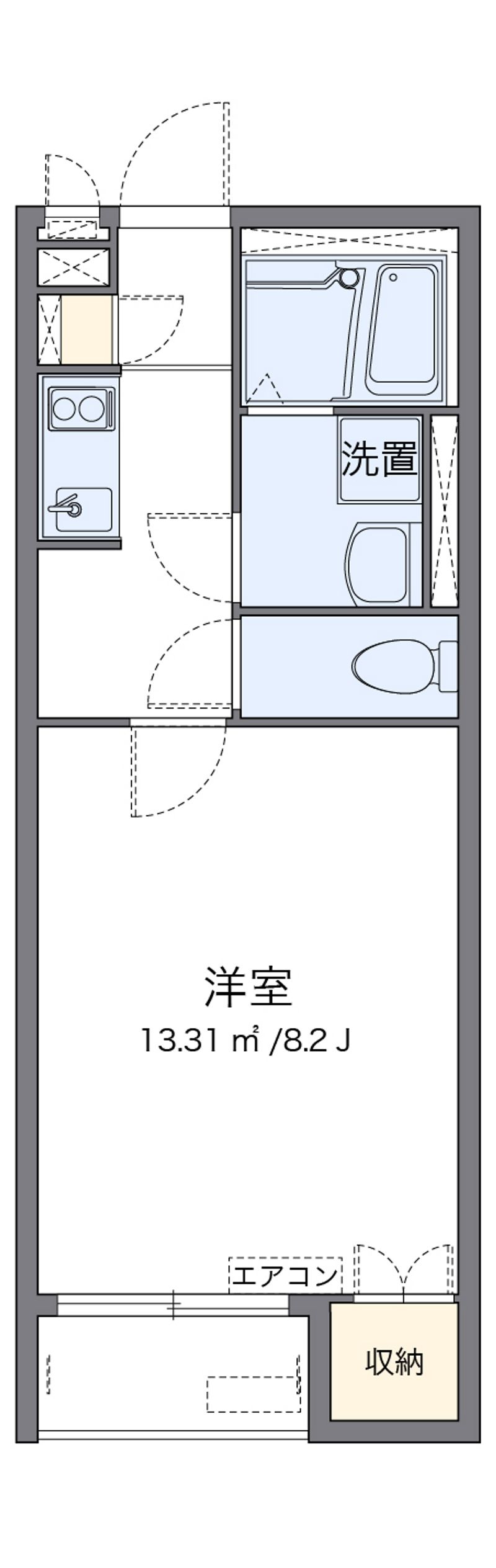 ミランダ野火止Ⅰ 間取り