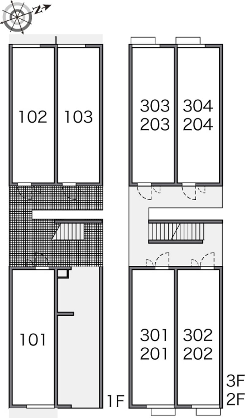 レオネクストエミライズ駅前 間取配置図
