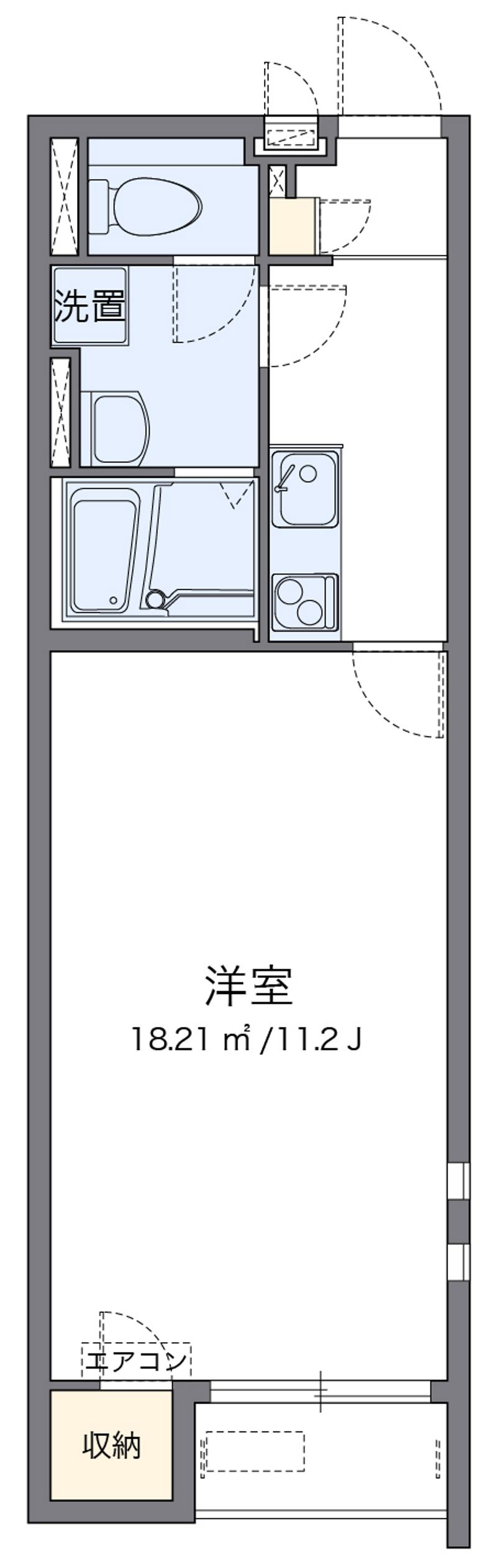 クレイノ福江 間取り