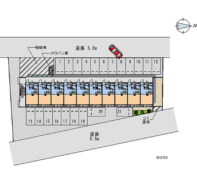 13723月租停車場