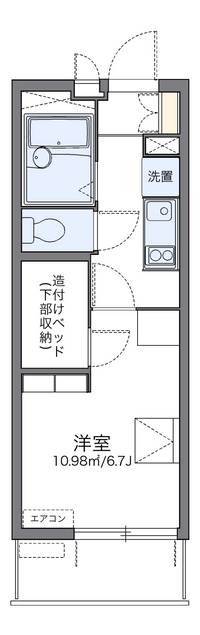 レオパレススカイアーク 間取り図