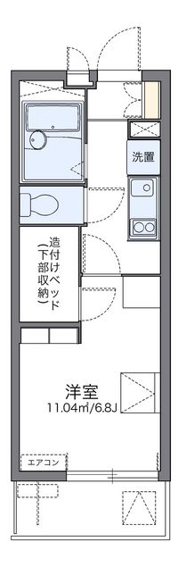 レオパレスＡｒｃａｄｉａ　Ａ 間取り図