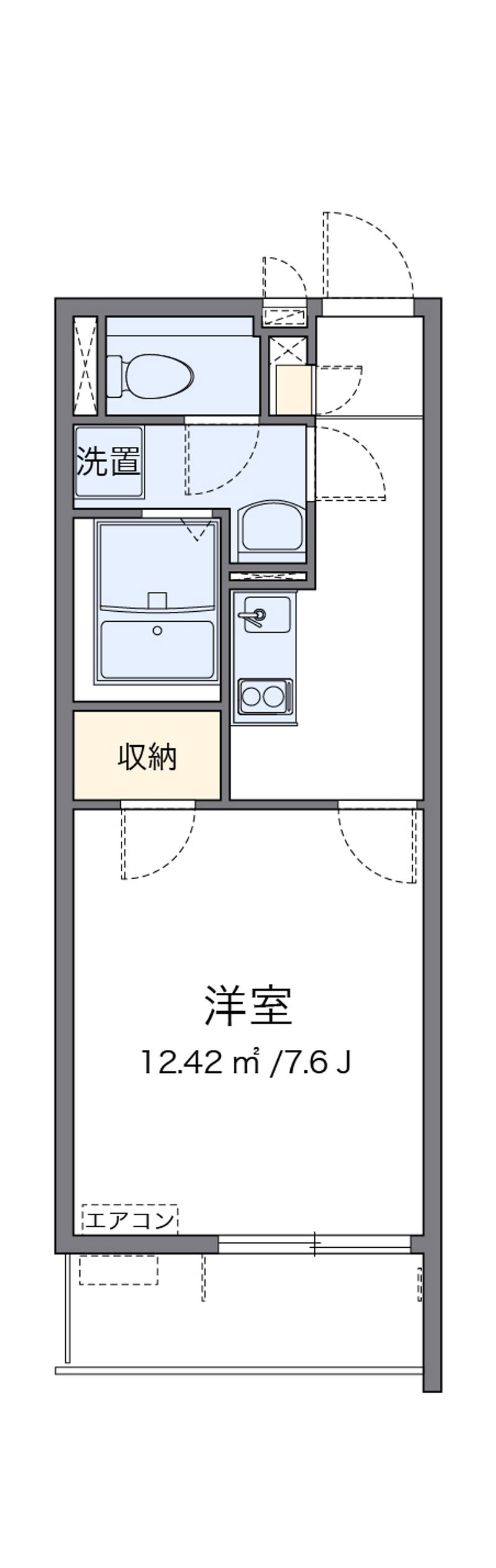 クレイノミオラコート 間取図