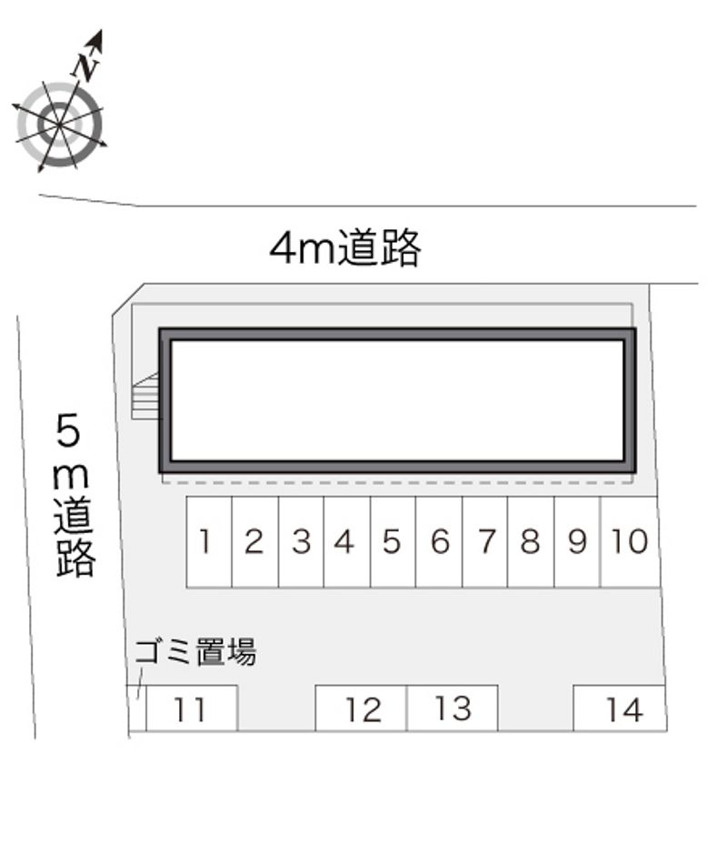 レオパレスイースト 配置図