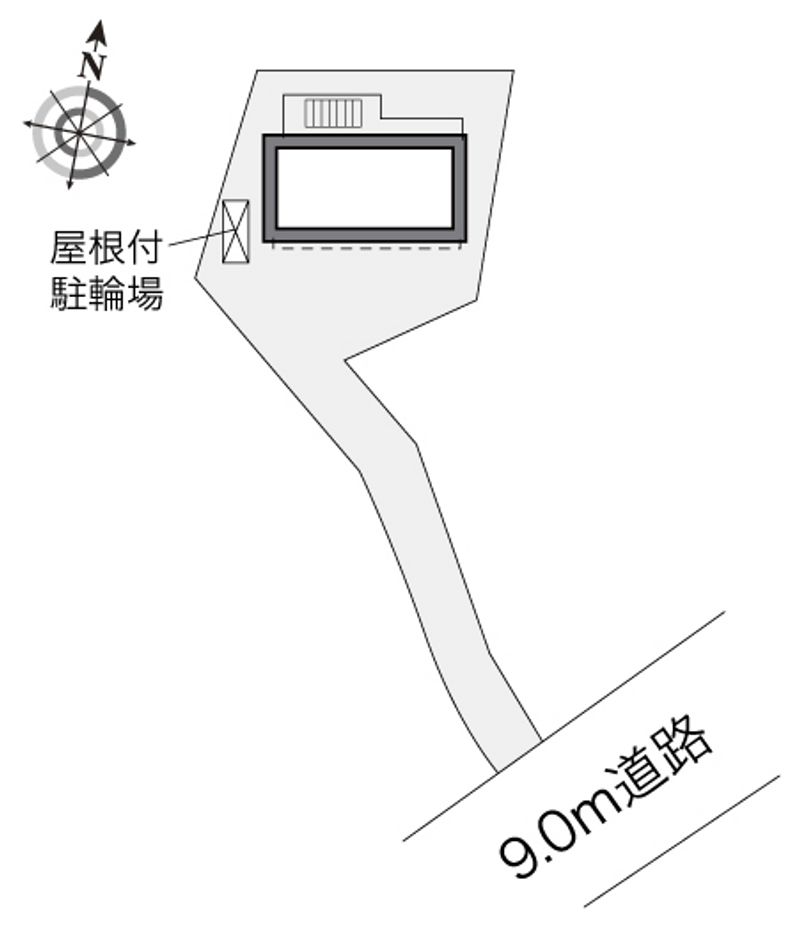 レオパレスヒルズ　笹下 配置図