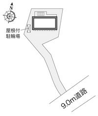 レオパレスヒルズ　笹下 配置図