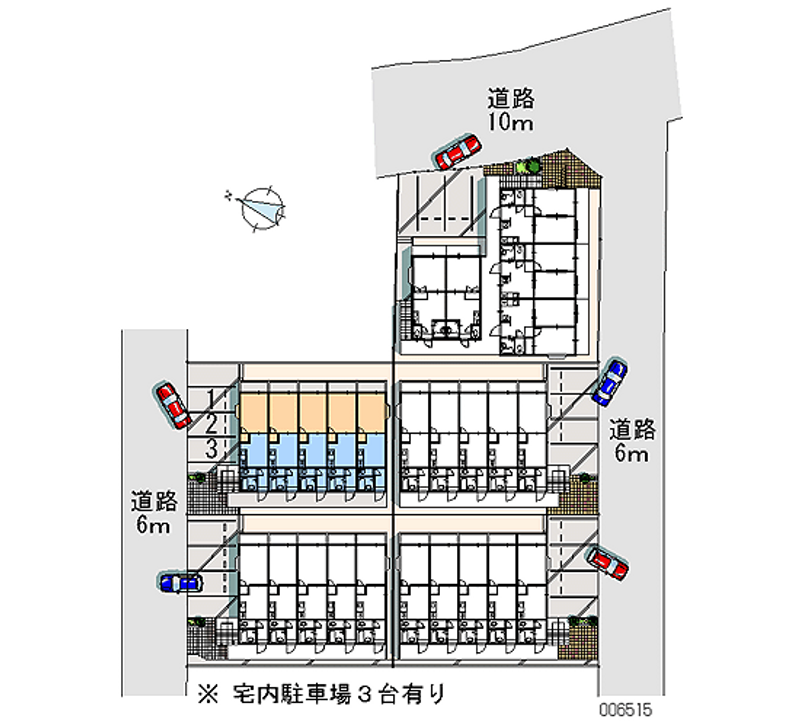 レオパレス本城東二番館 月極駐車場