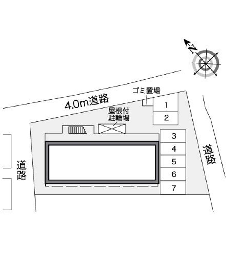 レオパレスＭｏｒｉ 配置図