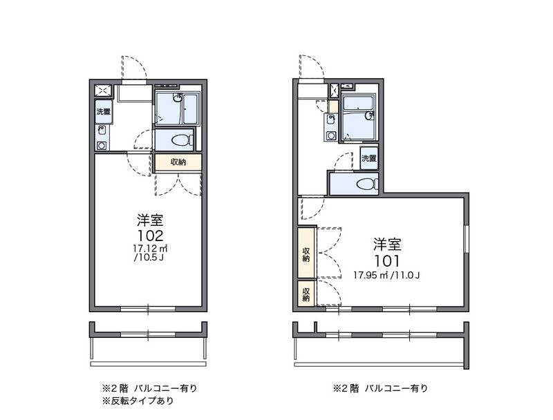 レオパレスＴＯＫＩＷＡ 間取図