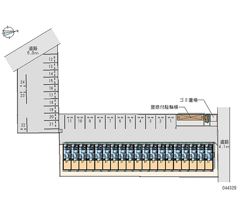 44329 bãi đậu xe hàng tháng