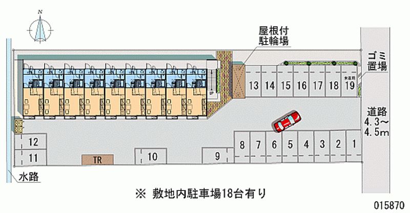 レオパレスプログレス 月極駐車場