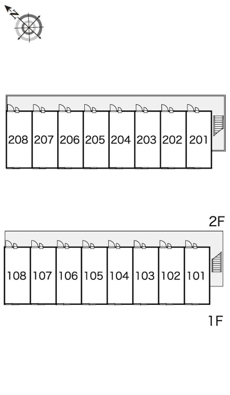 レオパレスとと 間取配置図