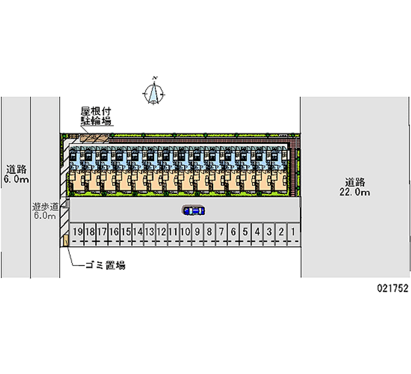 レオパレス矢板 月極駐車場