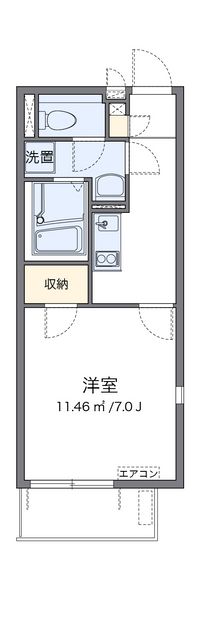 クレイノエスポワールＫ 間取り図