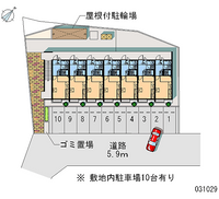 レオパレス奈留川 区画図