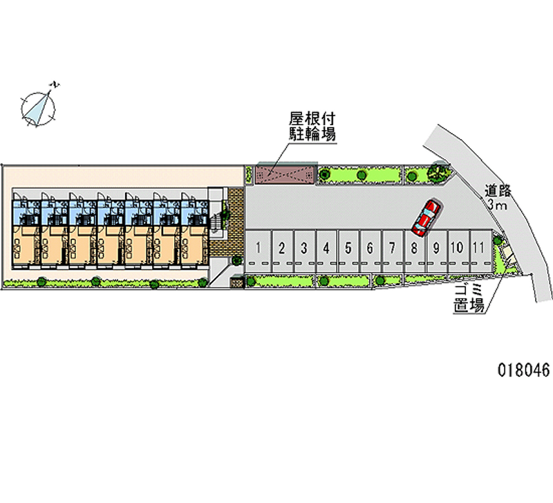 18046 Monthly parking lot