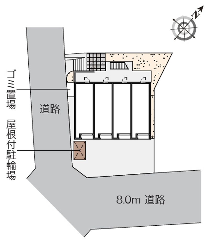 レオネクスト社ノ木 配置図
