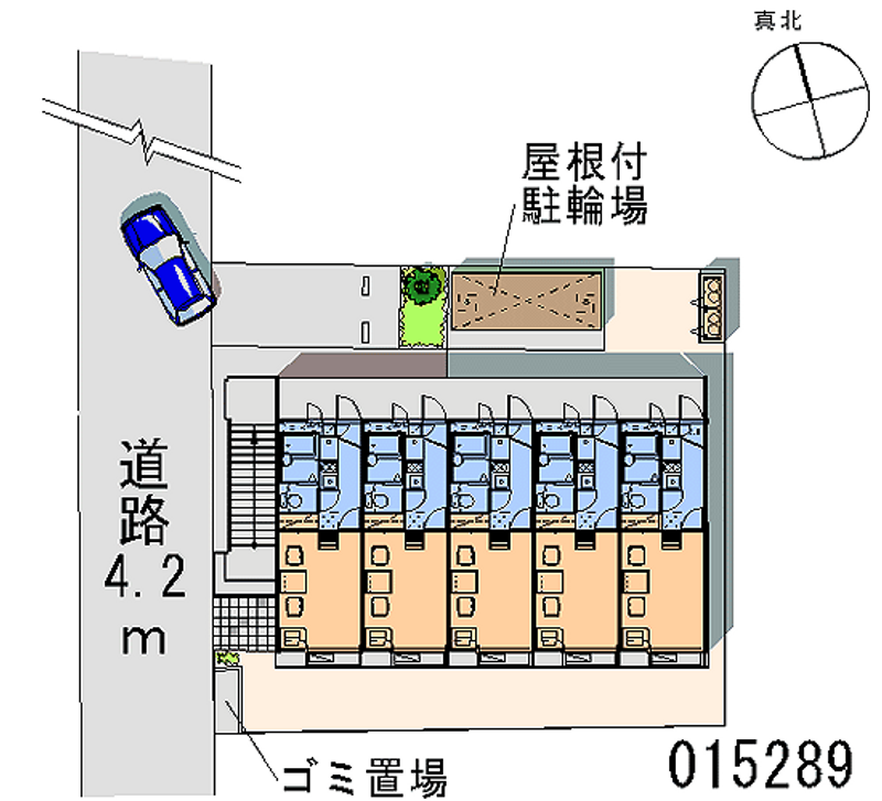 レオパレス栞 区画図