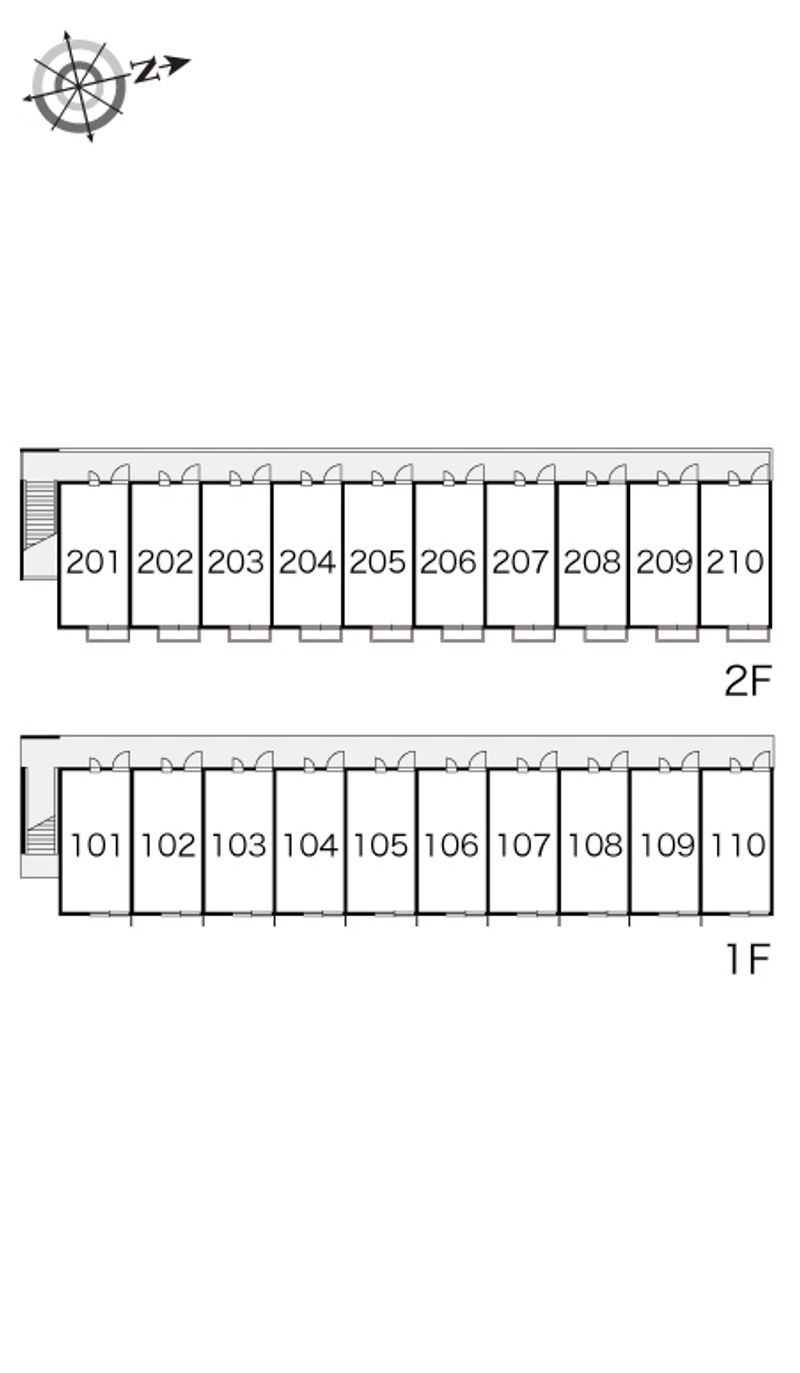 レオパレスシープⅢ 間取り配置図