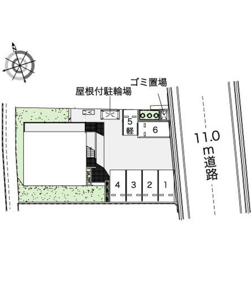 レオネクストクレディ 駐車場