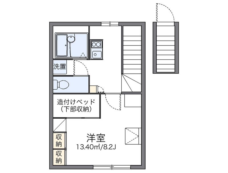 レオパレス泉３ 間取図